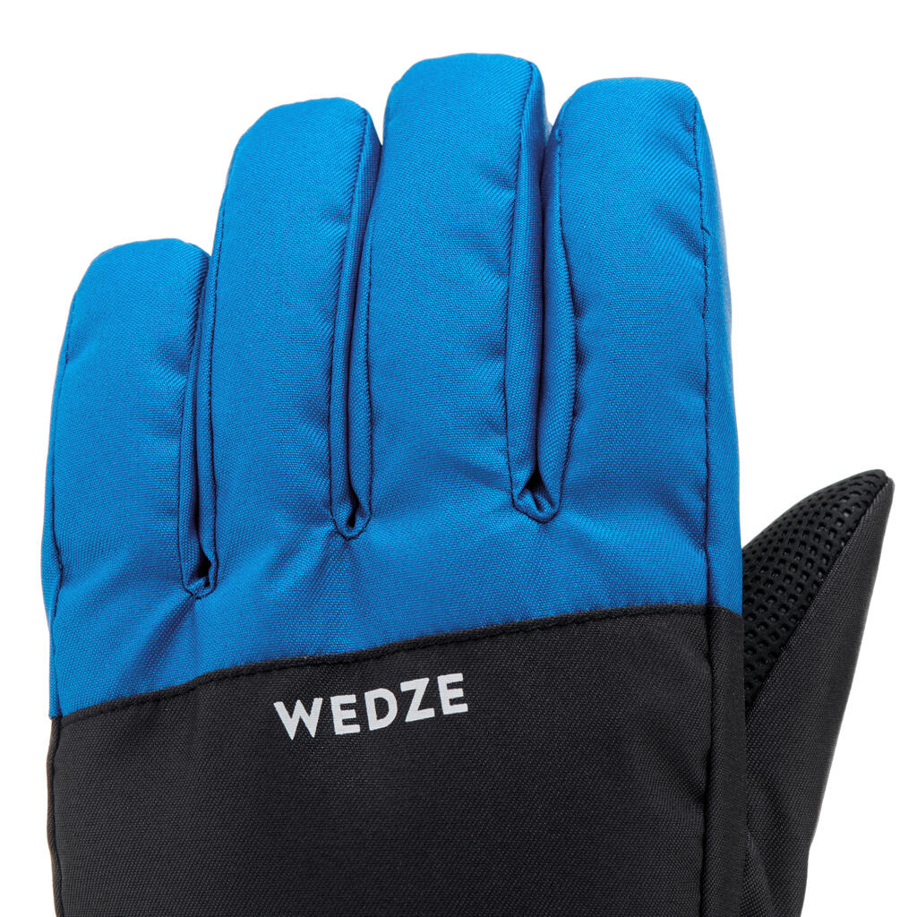 CHILDREN's WARm AND WATERPROOF SKI GLOVES -100-BLUE