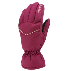 GUANTES DE ESQUÍ DE PISTA ADULTO 100 VIOLETA