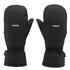 KIDS’ WARM AND WATERPROOF SKI MITTENS 100 BLACK