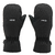MOUFLES DE SKI ENFANT CHAUDES ET IMPERMEABLES 100 NOIRES