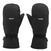 MOUFLES DE SKI ENFANT CHAUDES ET IMPERMEABLES 100 NOIRES