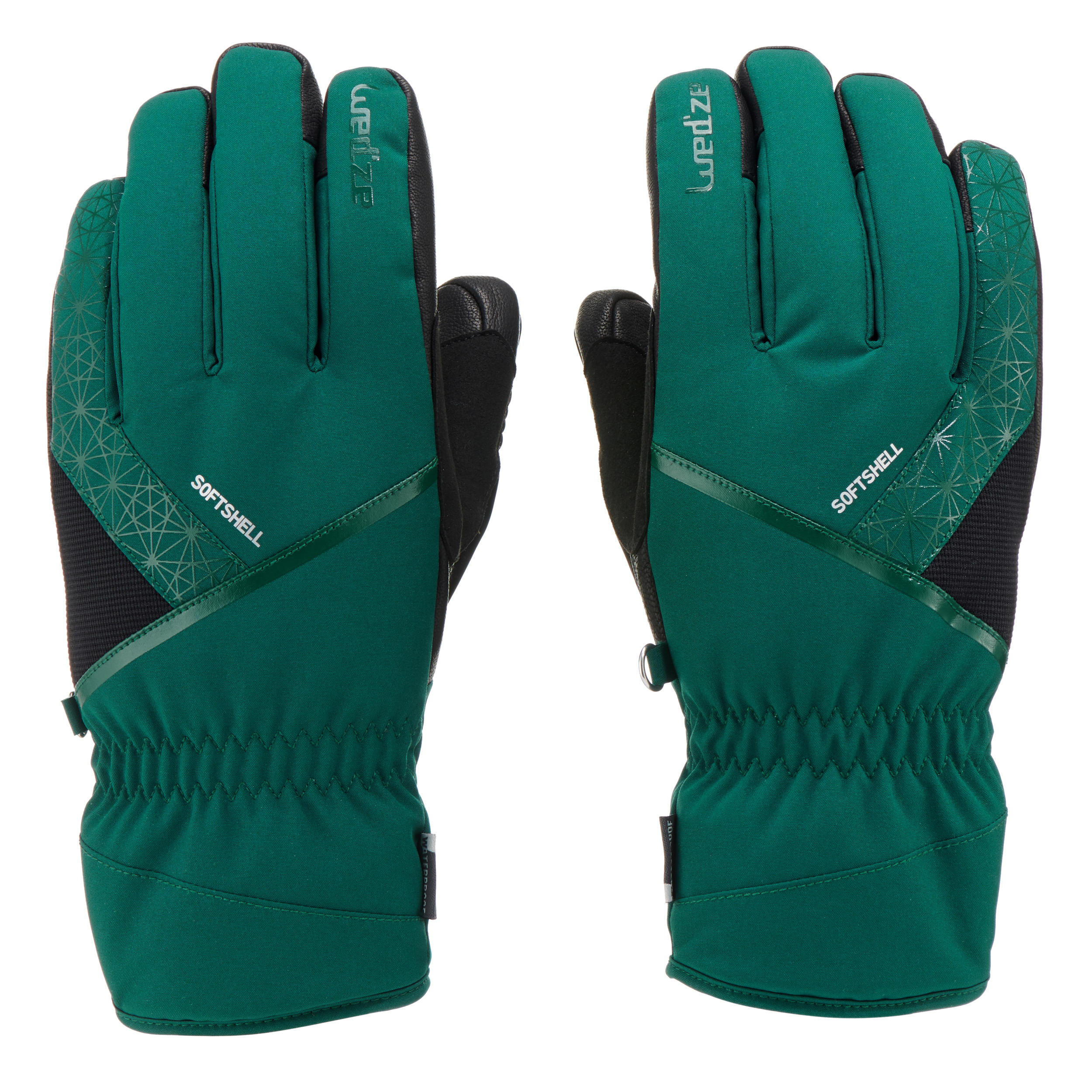 Alpaka-Handschuhe in Melange grau - 244079