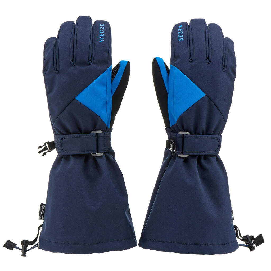 Wedze 500, Ski Gloves, Kids'