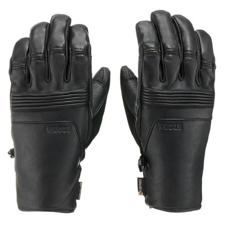 Лижні рукавиці 900 для швидкісних спусків, для дорослих - Чорні