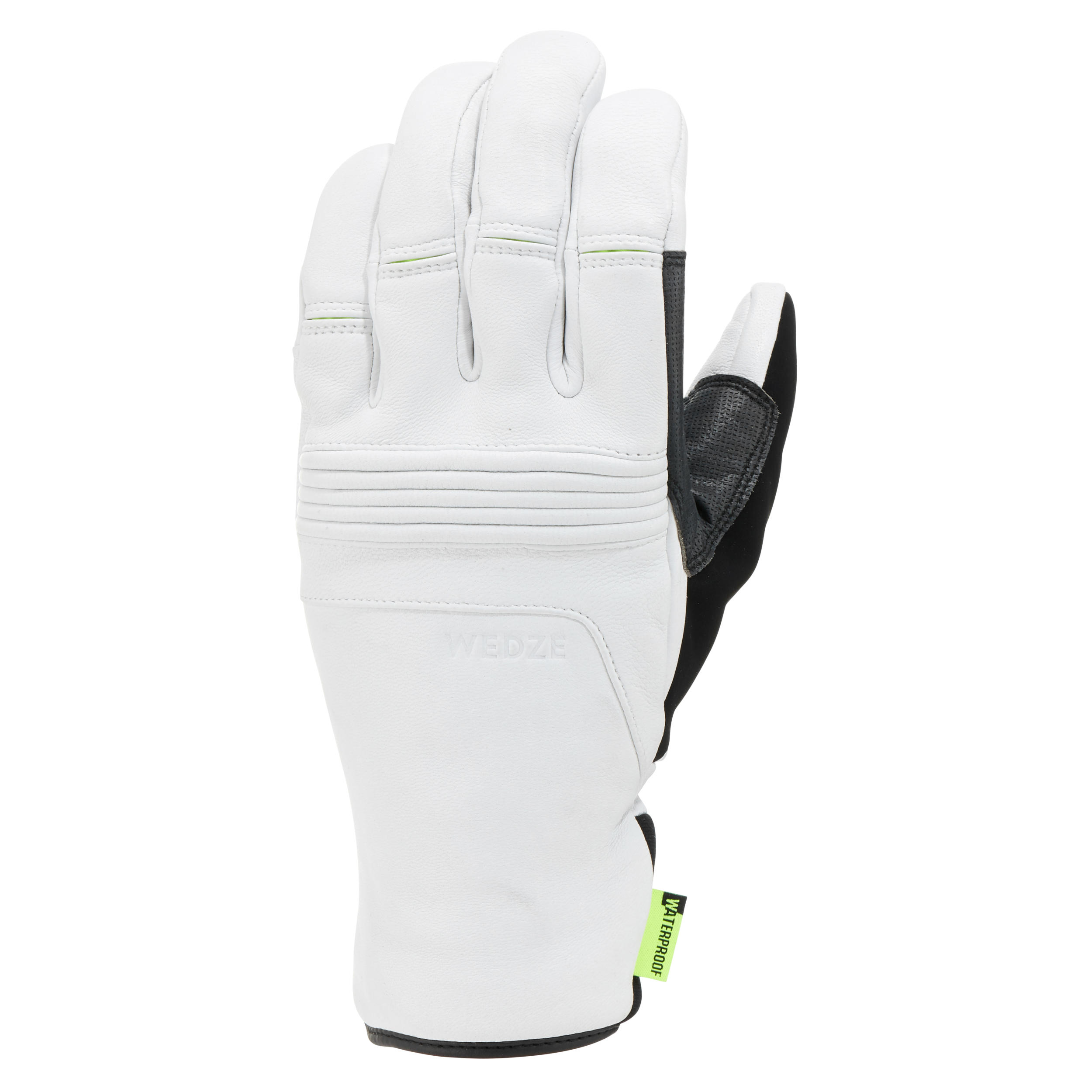 WEDZE Adults' D-Ski Gloves - White