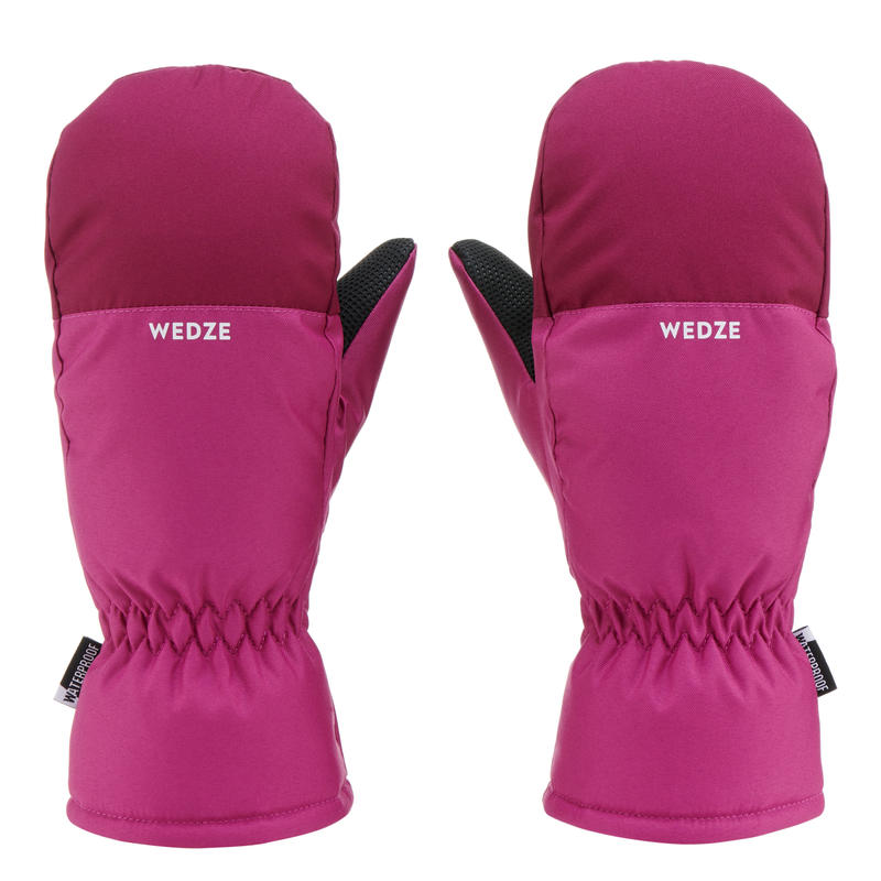 Kids' Ski Mittens Purple Decathlon