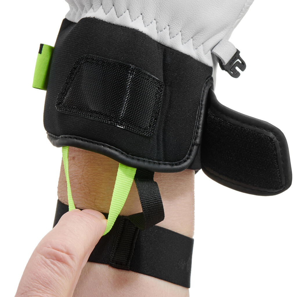 ADULT SKI GLOVES - LOBSTER 900 - WHITE