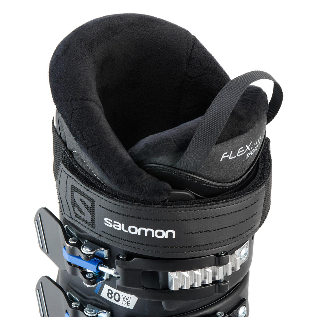 Skischuhe Herren Piste - X Access 80 Salomon schwarz 