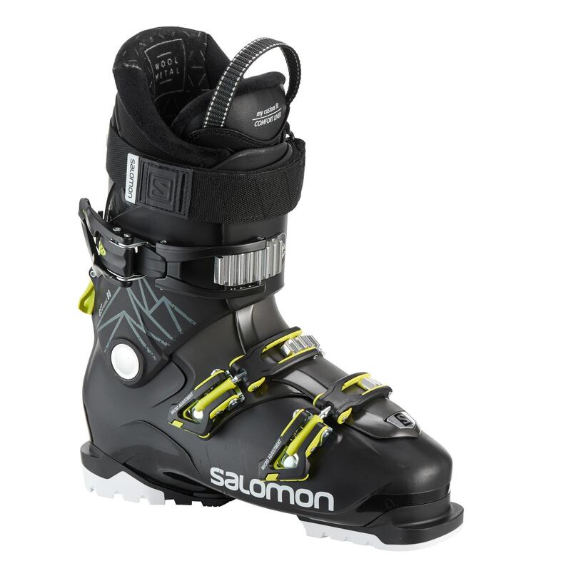 CHAUSSURES DE SKI DE PISTE HOMME SALOMON QUEST ACCESS 80 NOIRES