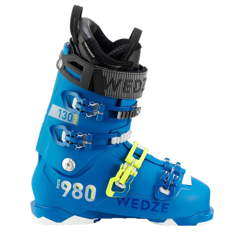 Skischoenen voor pisteskiën heren Fit 980 blauw