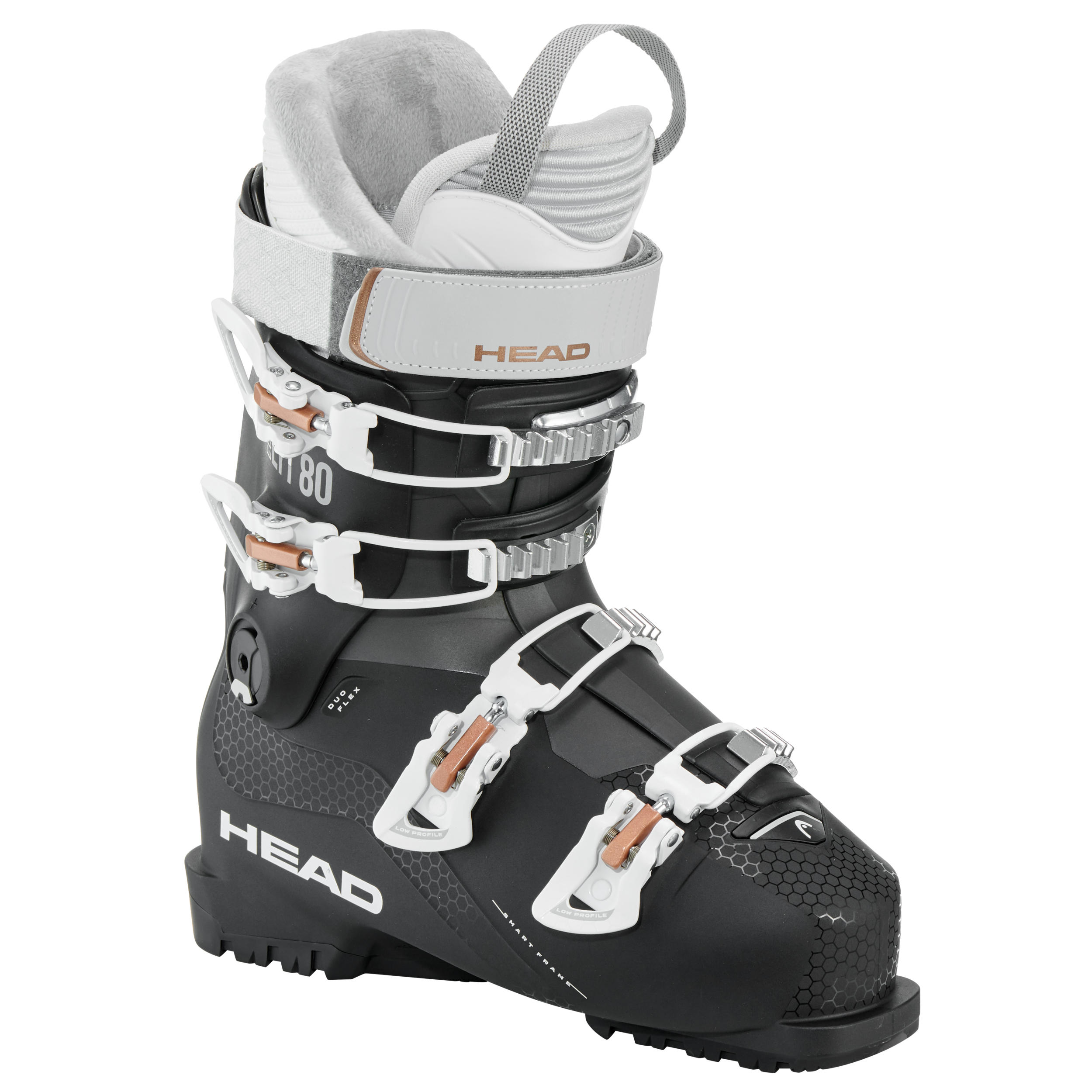 WOMEN'S DOWNHILL SKI BOOTS HEAD EDGE LYT 80 BLACK HEAD Decathlon