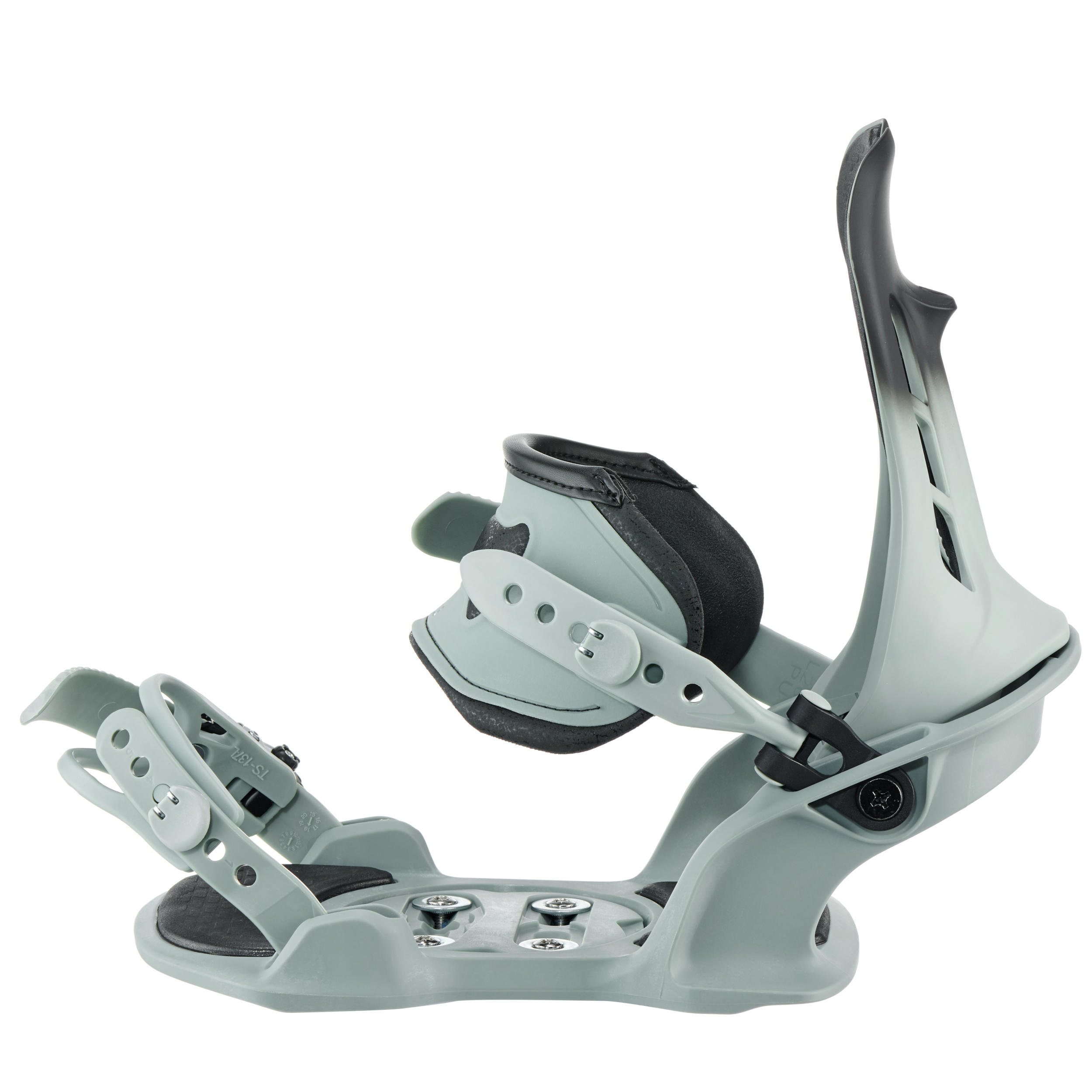 Men's snowboard bindings All Road 500 on-piste/off-piste green grey and black 7/12