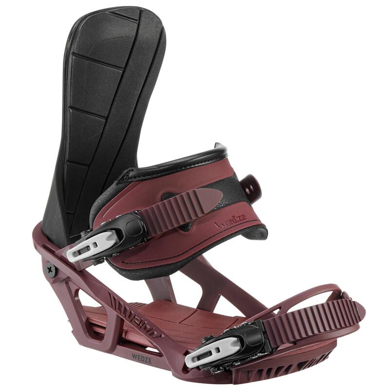Unisex vázání na snowboard Endzone 500 vínové