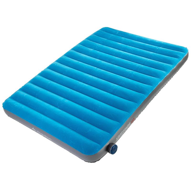 Matelas de couchage universel en polyester pongé pour voiture Matelas  gonflable de voyage pour SUV tout-terrain, taille: 180 x 130 x 102 cm  (marron + jaune)