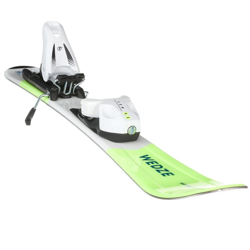 SKI DE PISTE ENFANT AVEC FIXATION KID 100 JAUNE