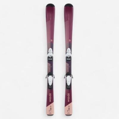 Esquís Niños con Fijaciones Wedze ADIX 500 Violeta