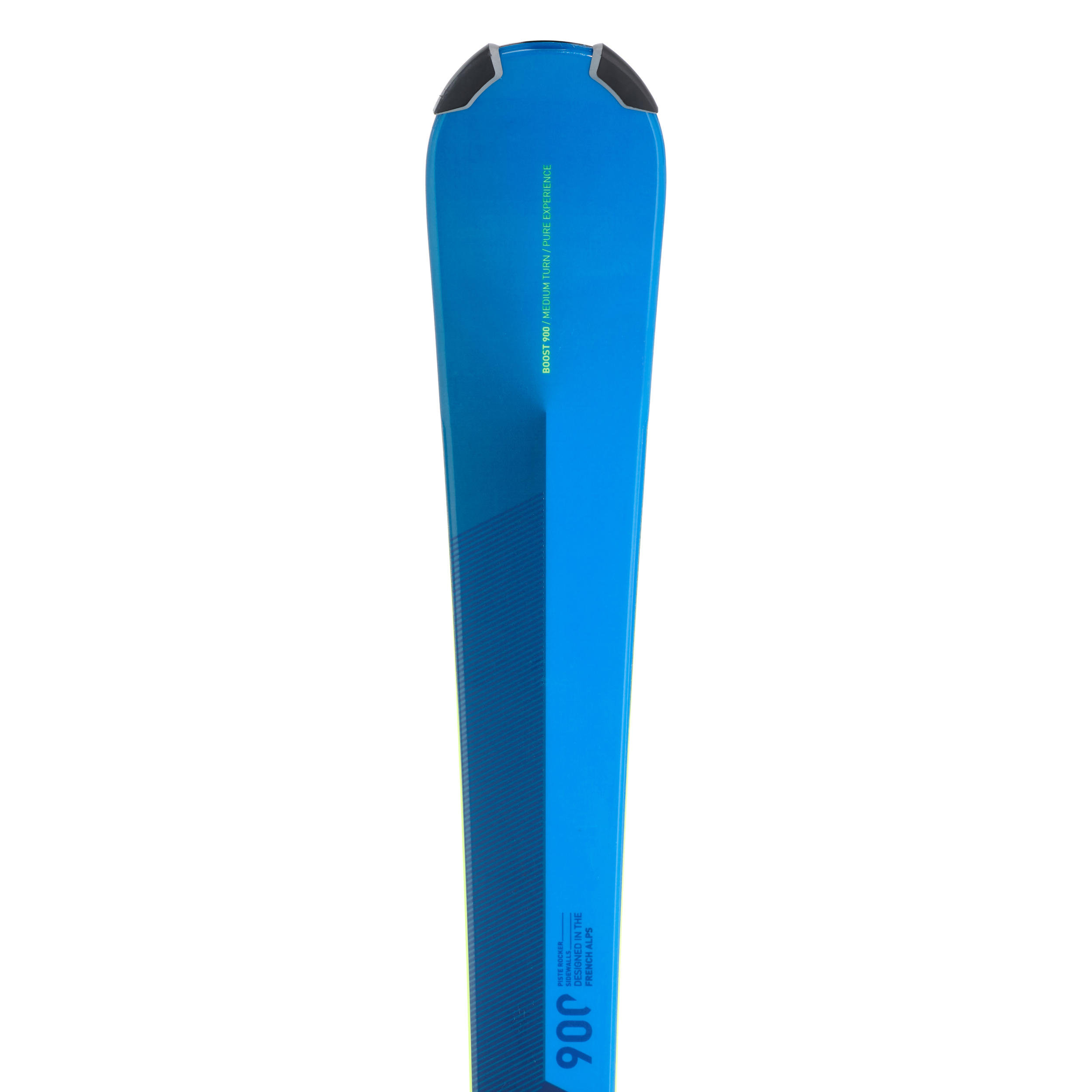 SKI DE PISTE ENFANT AVEC FIXATION BOOST 900 BLEU 3/7