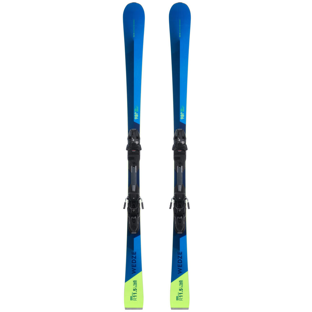 Ski Herren mit Bindung Piste- Boost 980 ST blau 