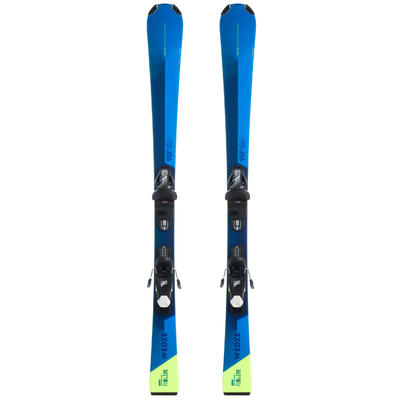 Esquís Niños con Fijaciones WEDZE BOOST 900 AZUL