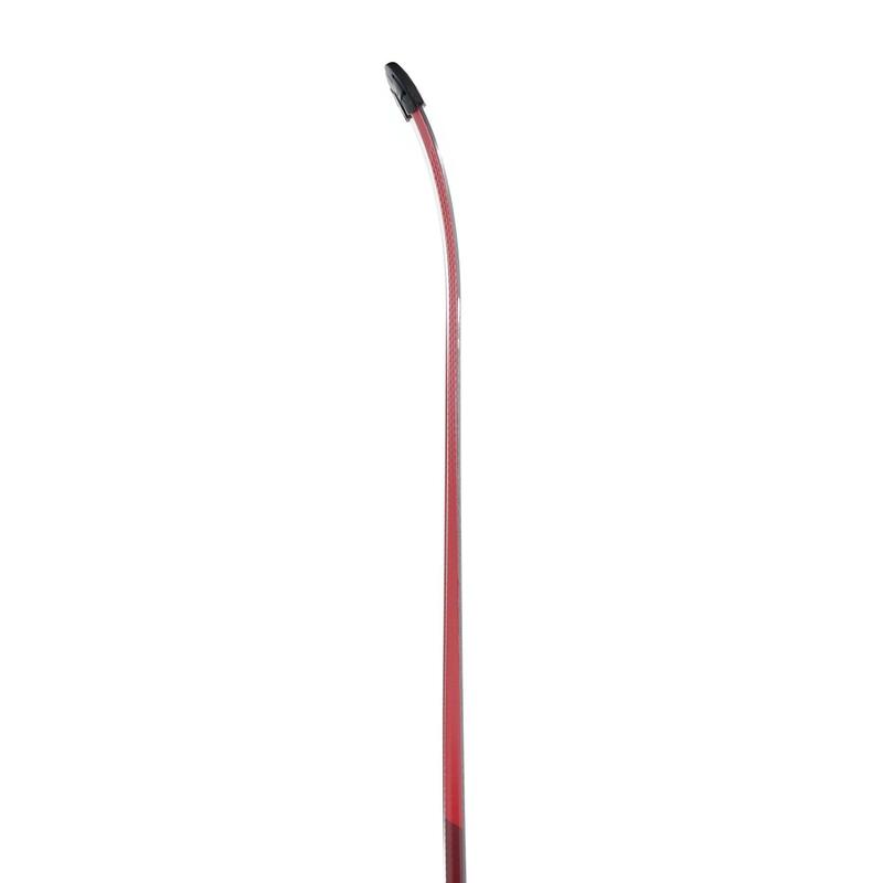 SKI DE PISTE ENFANT AVEC FIXATION BOOST 500 ROUGE