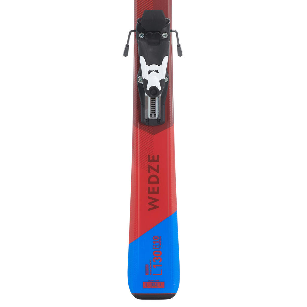 Children's Downhill Skis with Bindings - Red