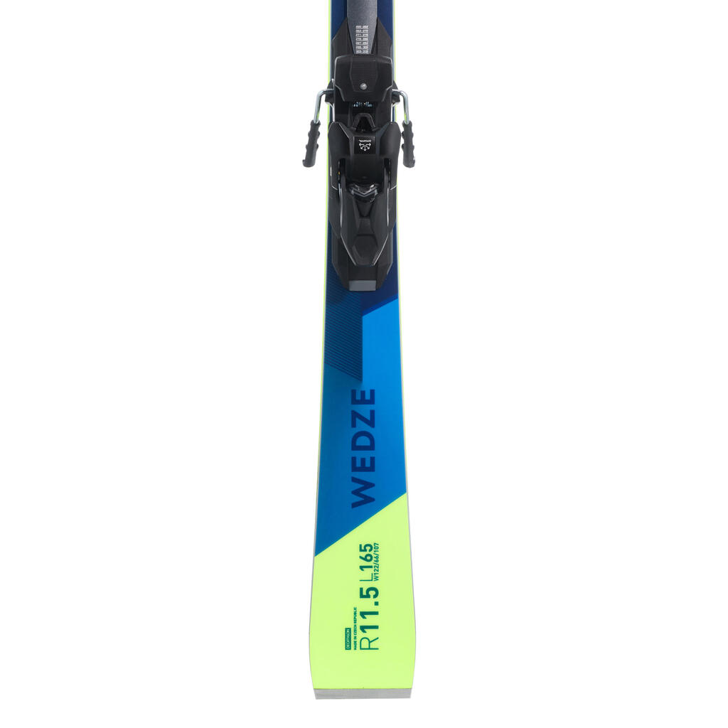 DOWNHILL SKIS  WITH BINDING - BOOST 980 ST - BLUE