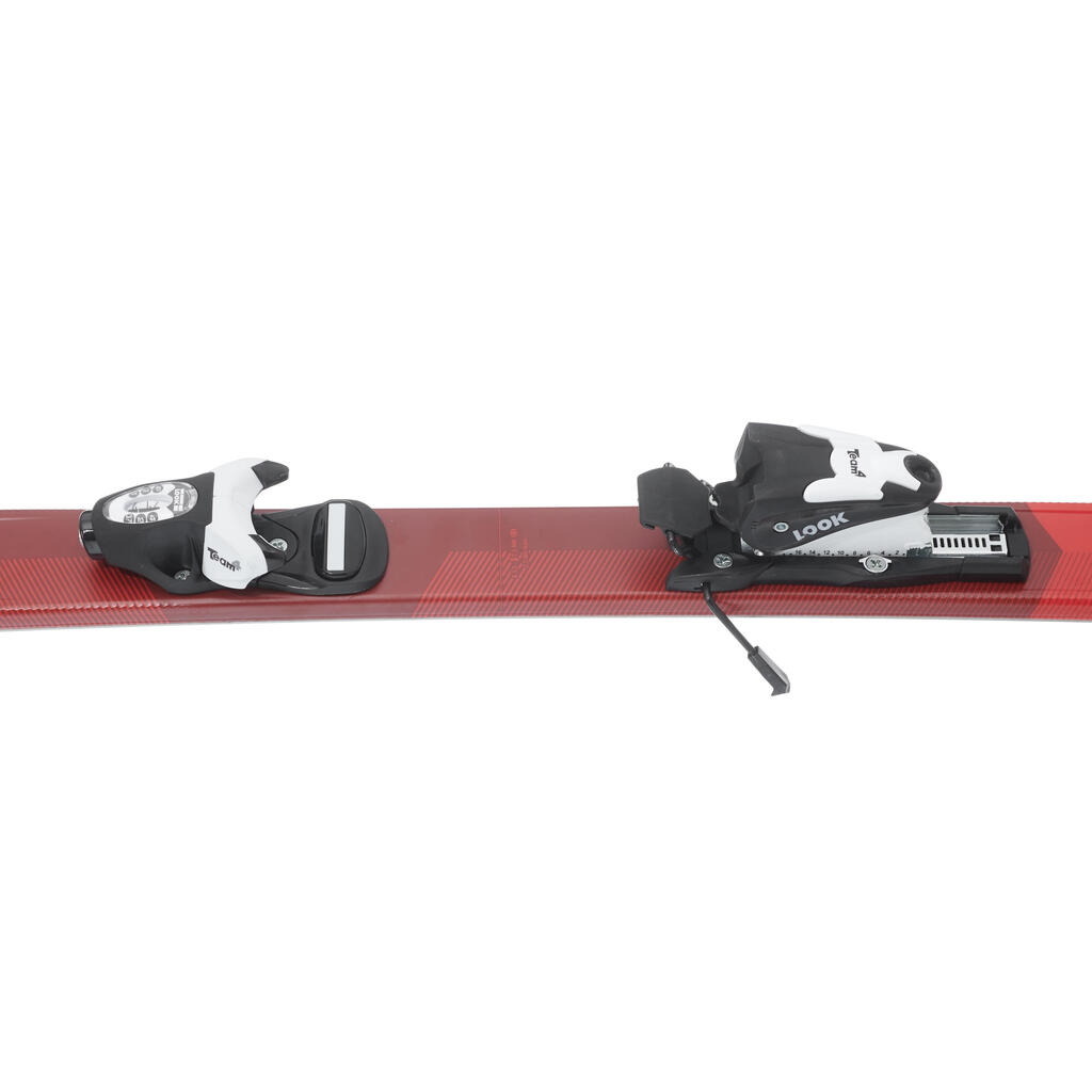 Children's Downhill Skis with Bindings - Red