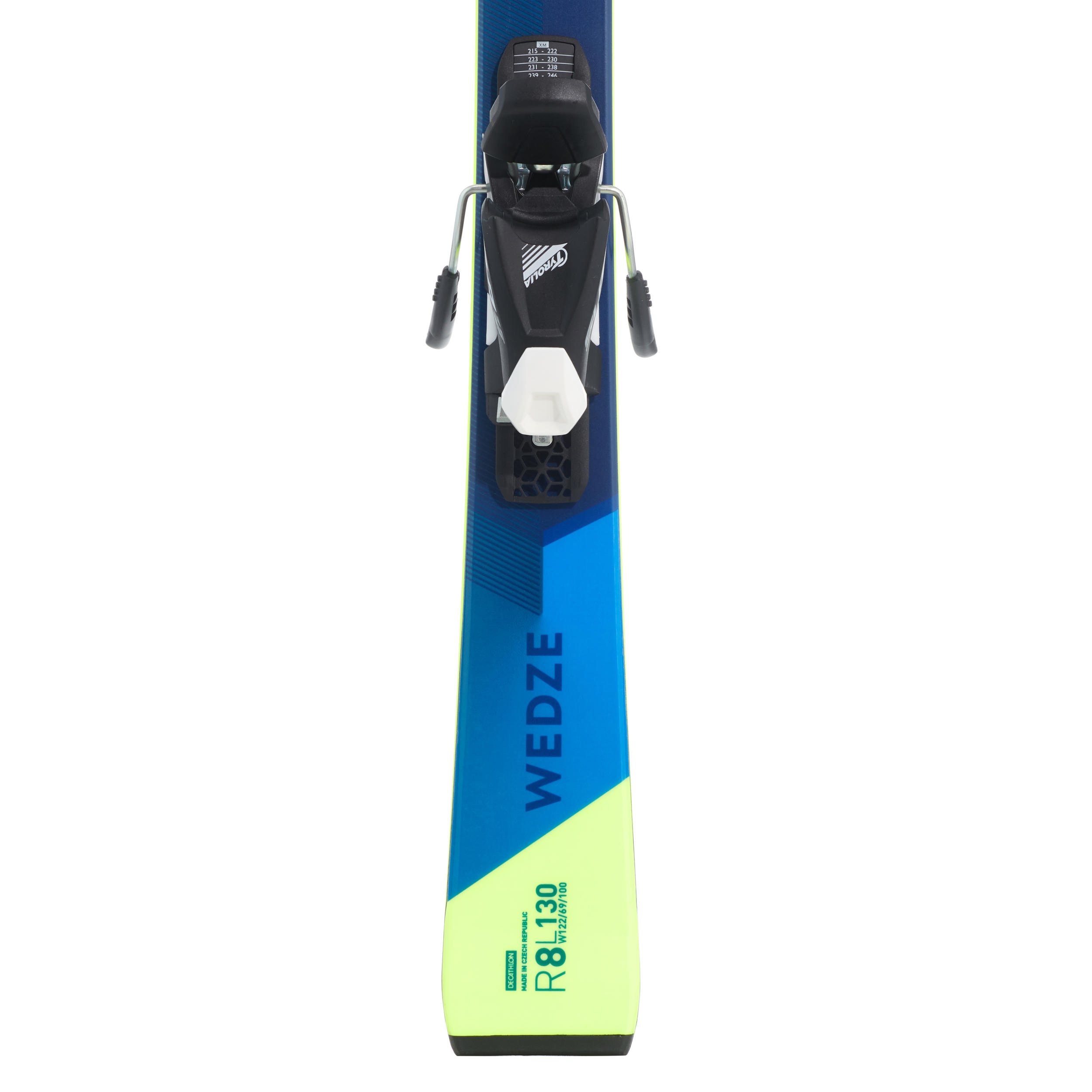 SKI DE PISTE ENFANT AVEC FIXATION BOOST 900 BLEU 2/7