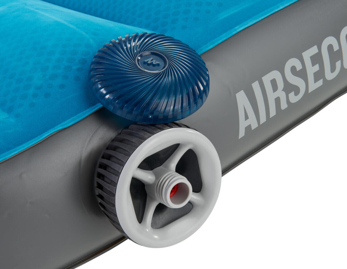 Inflatable mattress: Seconds valve with Venturi effect