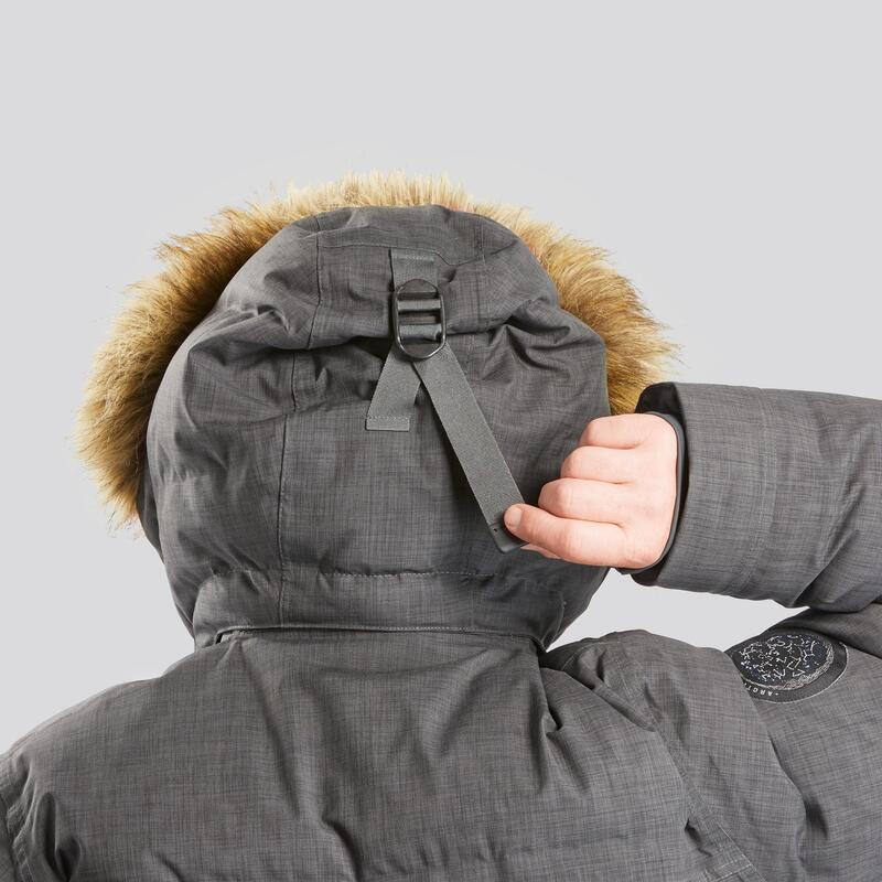 Waterdichte dons winterparka voor wandelen heren SH900 -25°C