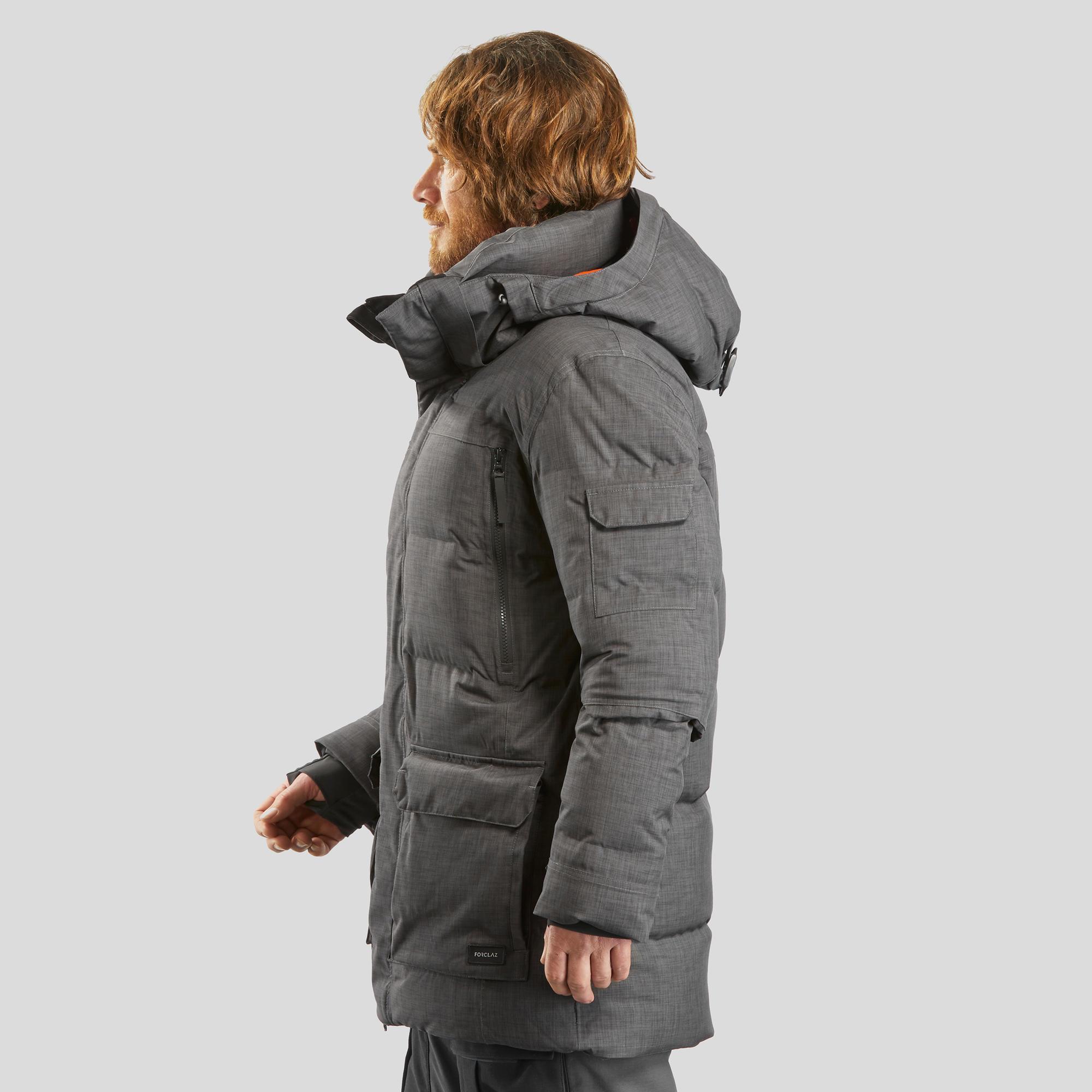 PARKA HIVER EN PLUMES IMPERM ABLE DE RANDONNEE SH900 25 C HOMME