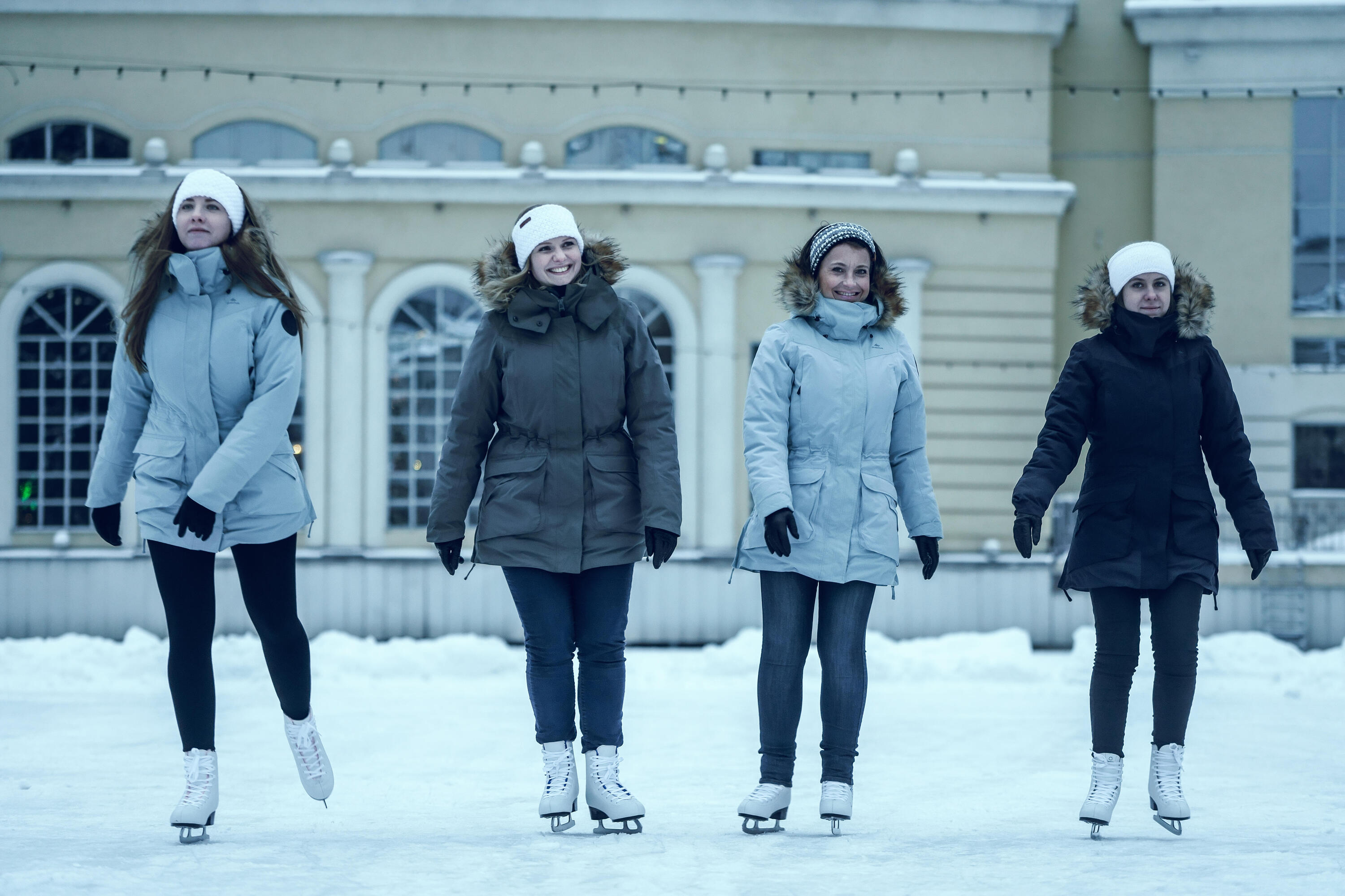 Ice Skates - 100 White 7/7