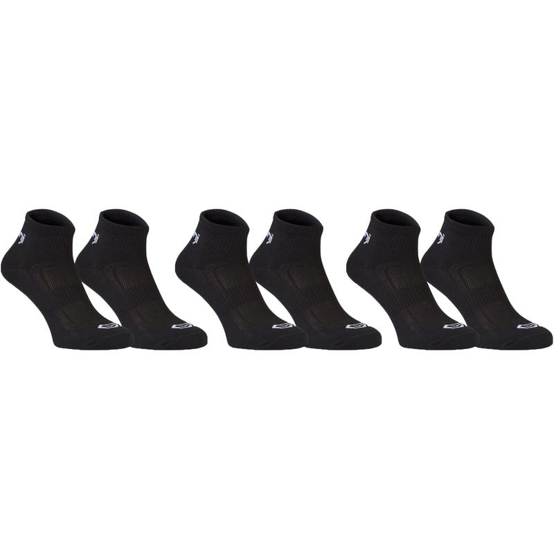 CHAUSSETTES DE COURSE EKIDEN NOIRE x3. CHAUSSETTES DE COURSE EKIDEN NOIRE x3.