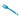 Pack of 2 Pieces Of Plastic Camping Cutlery (Fork, Spoon) - Blue
