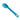 Pack of 2 Pieces Of Plastic Camping Cutlery (Fork, Spoon) - Blue