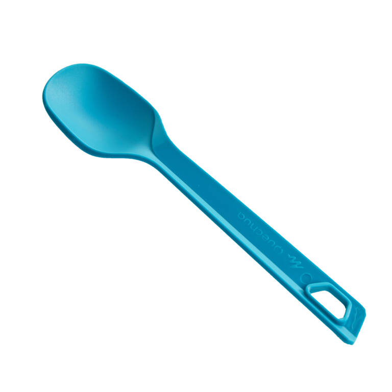 Pack of 2 Pieces Of Plastic Camping Cutlery (Fork, Spoon) - Blue