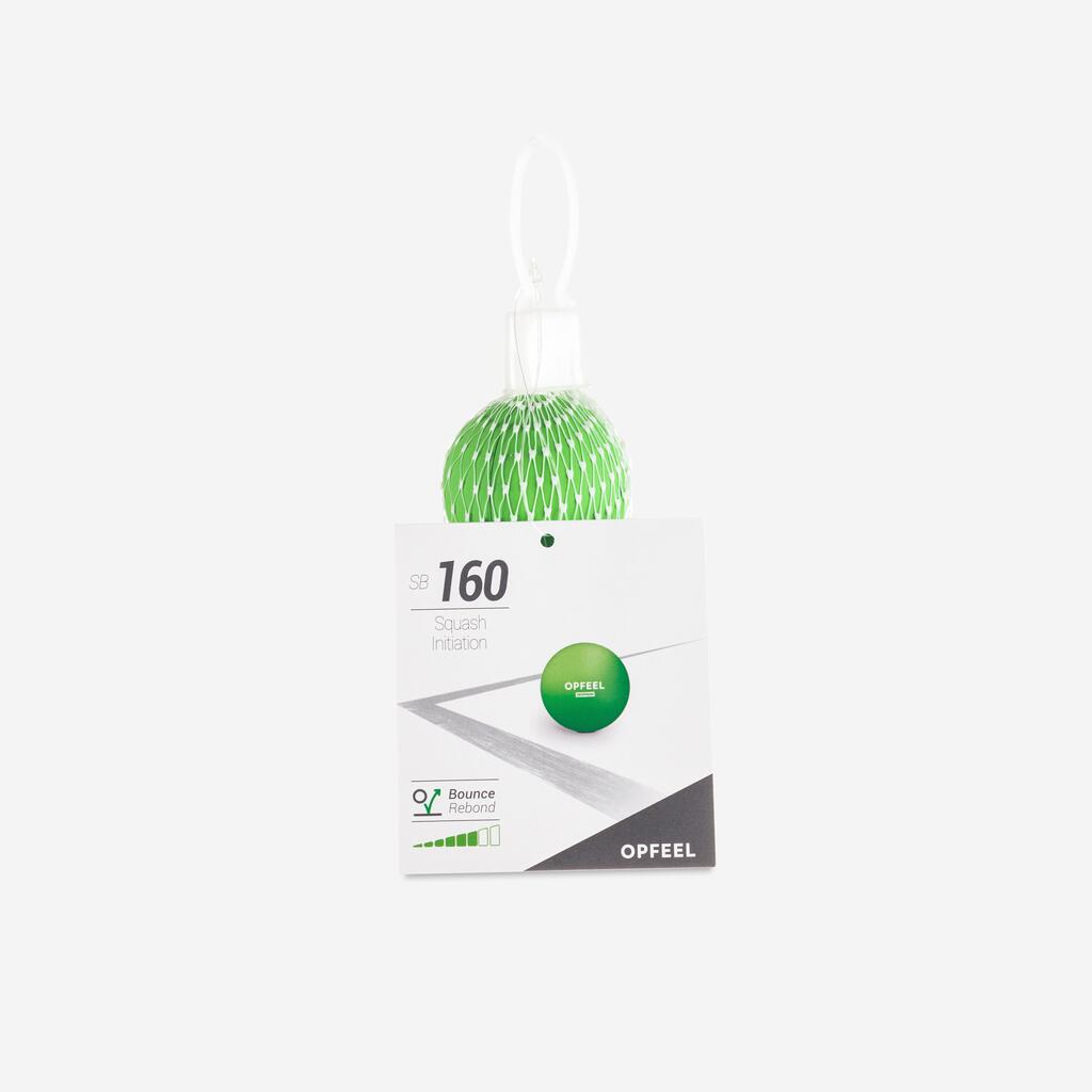 Loptica za squash za početnike SB160 2 komada zelena