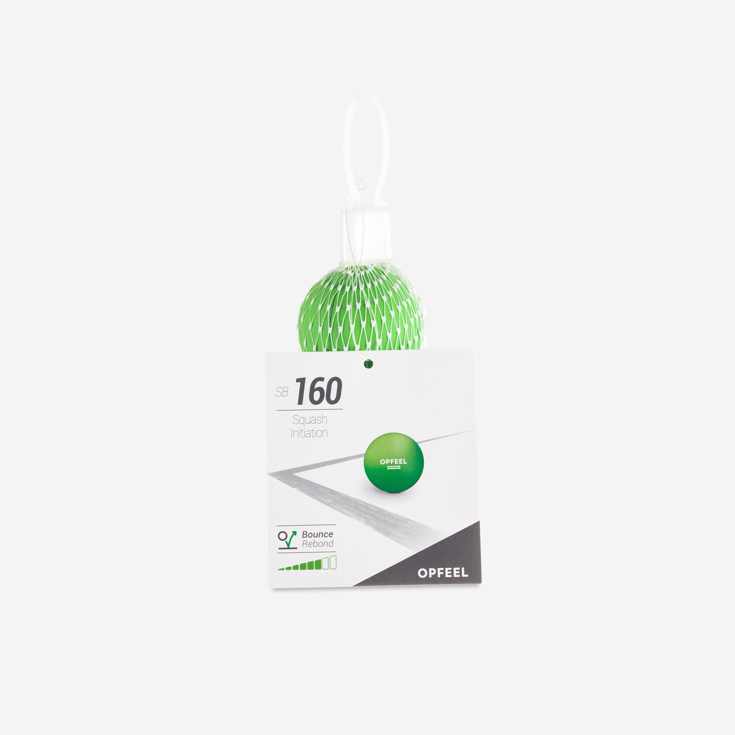 SB 160 Beginner Squash Ball - Green 3/3