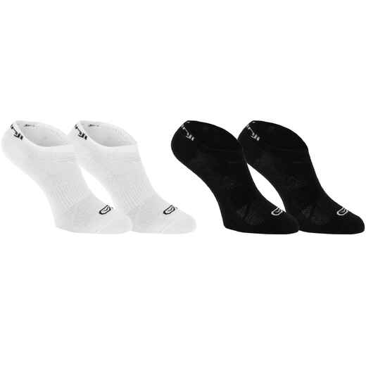 
      Detské bežecké ponožky čierno-biele 2 páry
  