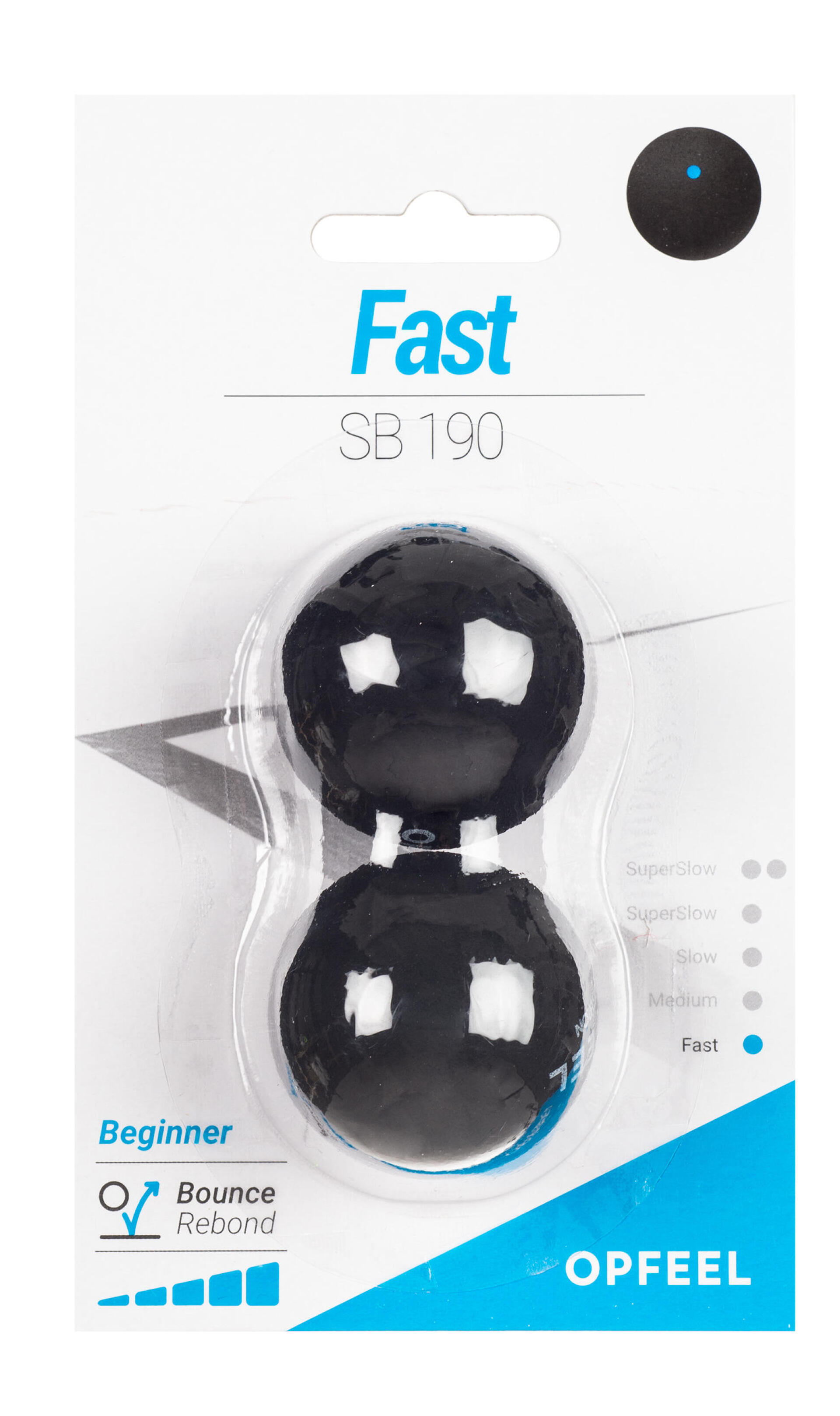 squash blue ball