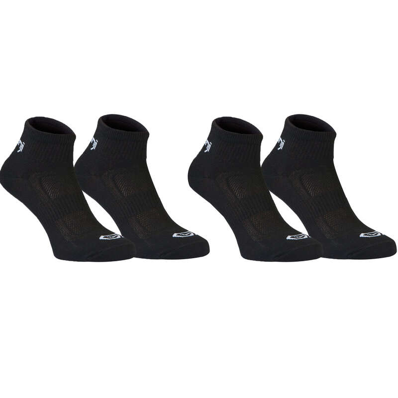KIDS ATHLETICS SOCKS - ATHLETICS SOCKS BLACK X2 KIPRUN