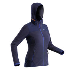 Chaqueta de senderismo nieve mujer SH500 x-warm azul 