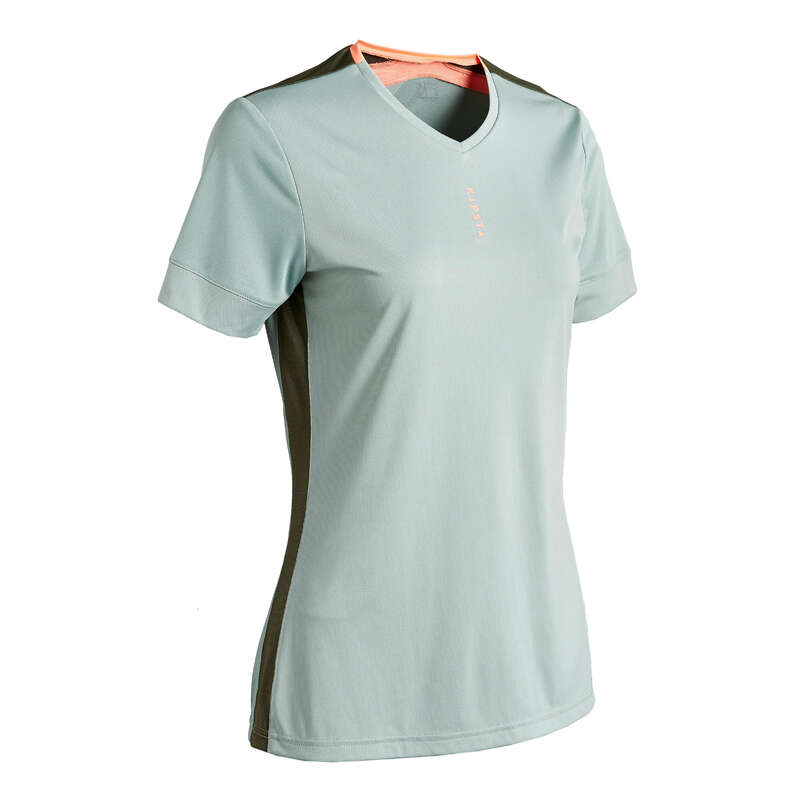 WOMEN FOOT TEXTILE Football - F500 Women's - Khaki KIPSTA - Football Clothing