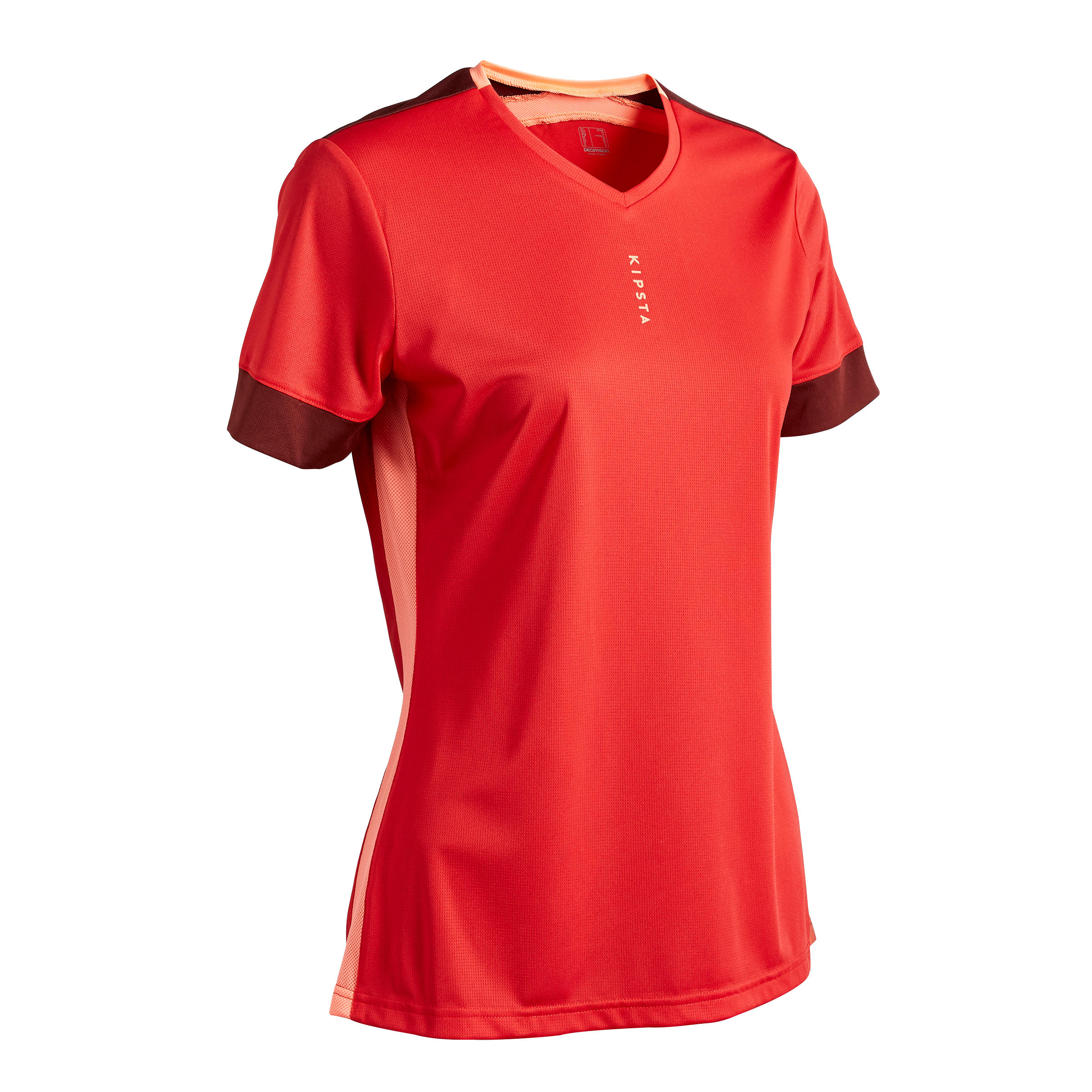 Women's Football Shirt - Burgundy 1/13