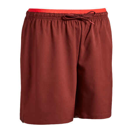 Kratke hlače za nogomet F500 ženske bordo crvene