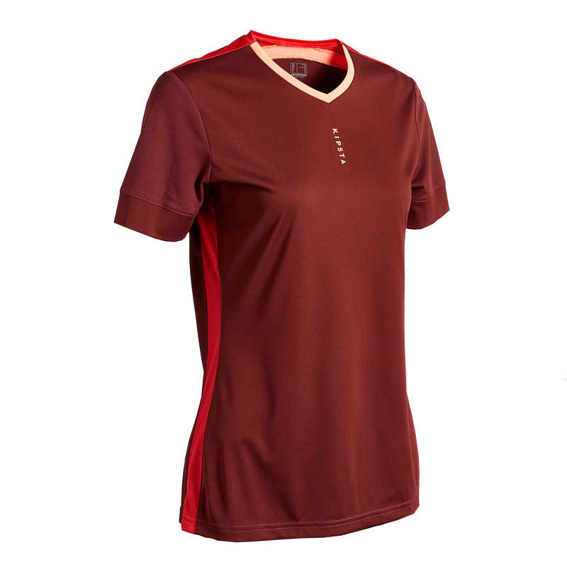 KIPSTA Women's Football Shirt - Burgundy | Decathlon