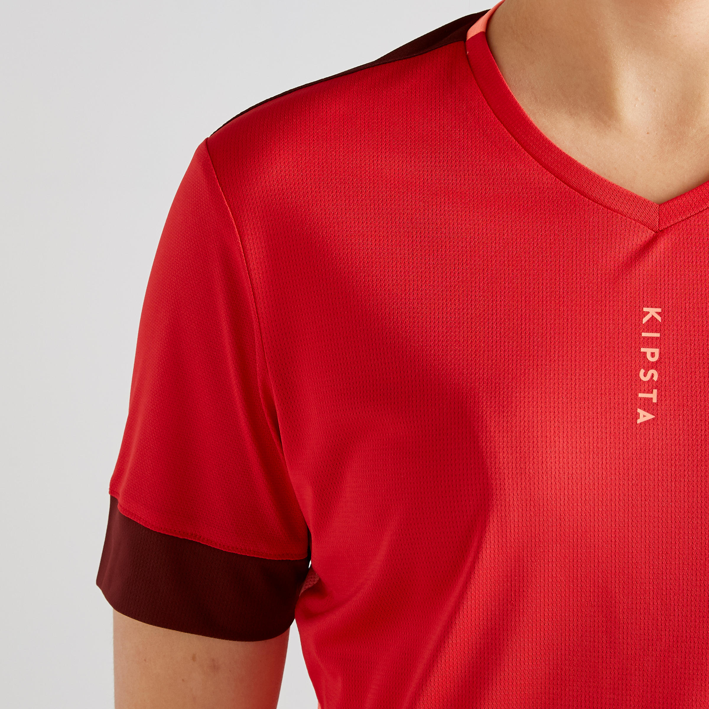 Women's Football Shirt - Burgundy 6/13