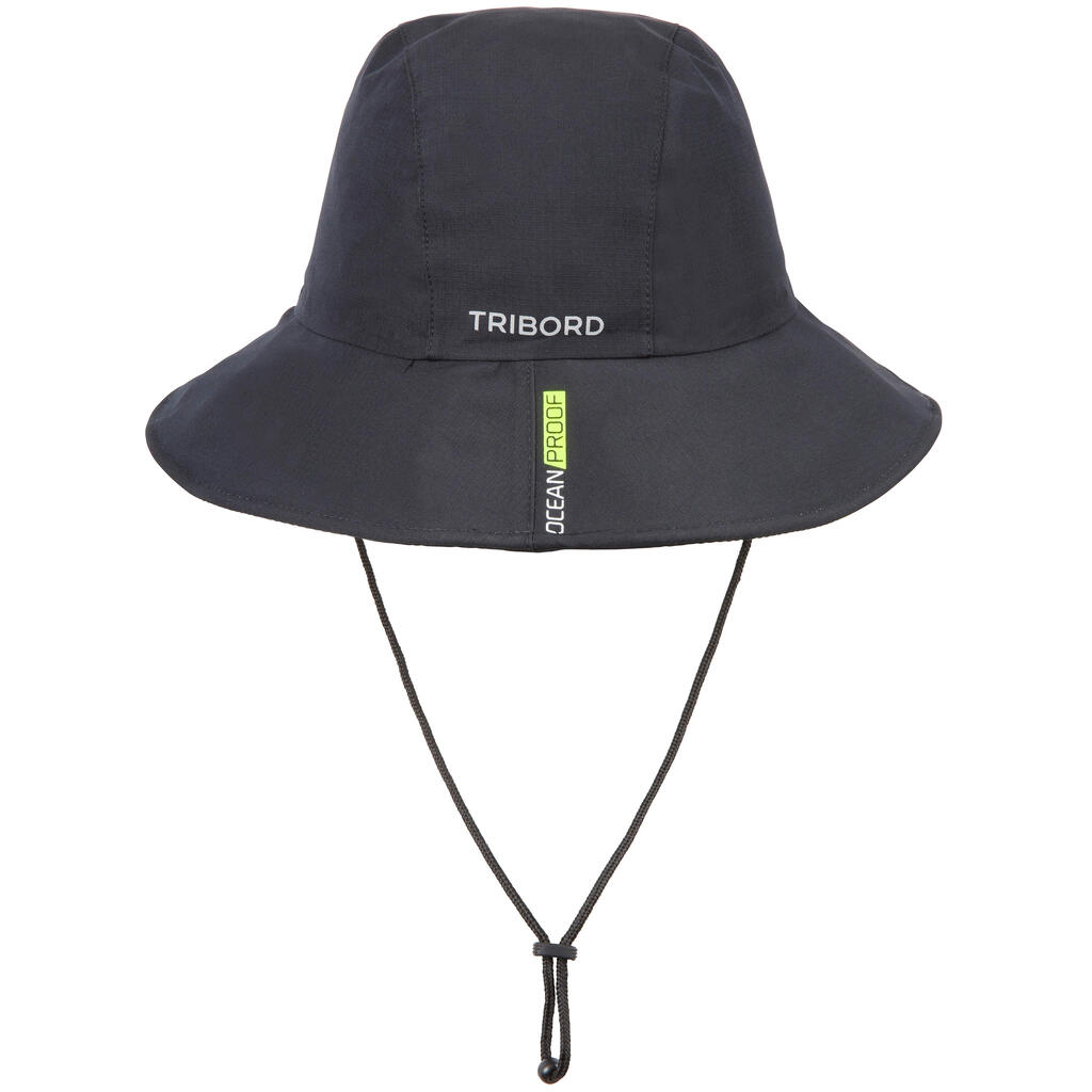 Αδιάβροχο καπέλο ιστιοπλοΐας 500 - Μαύρο