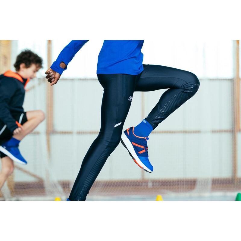 Dětská boty na atletiku Run Support Scratch modro-červené