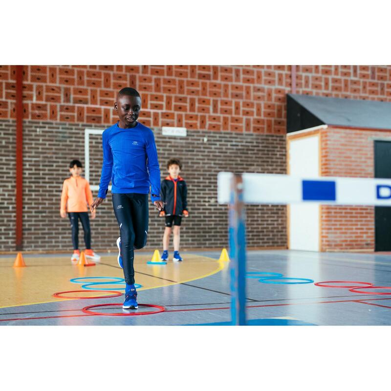 Dětská boty na atletiku Run Support Scratch modro-červené